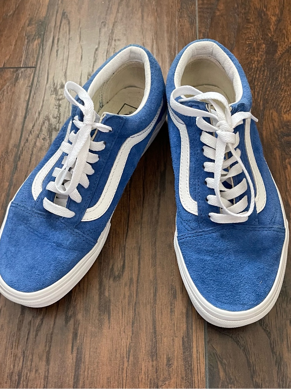 Share Vans OLD SKOOL Dazzling Blue Men’s 5.5 Women's 7 Suede Canvas Skate Shoes